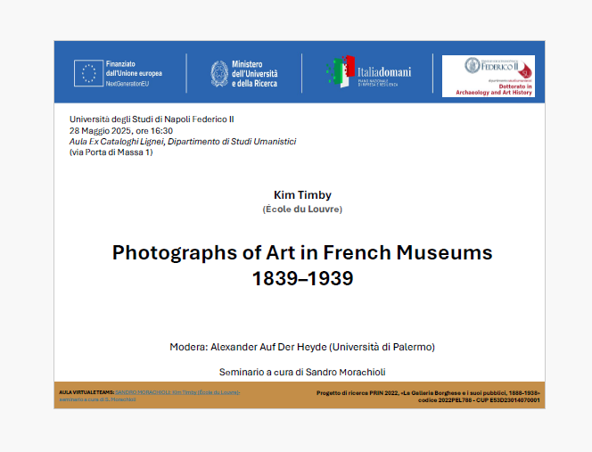 Immagine copertina dell'articolo Photographs of Art in French Museums 1839–1939